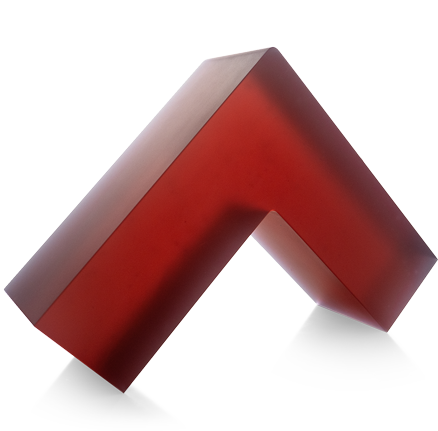 Jaroslav Wasserbauer Glassart - Glass Gallery Stölting - Red Engle shadow 40