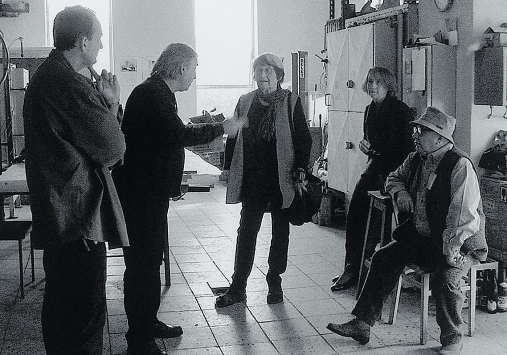 Prof. S. Libenský & J. Brychtová Prof. S. Libenský & J. Brychtová