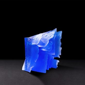 Glassart - Glass Gallery Stölting - Zora Palova Interrupted Waves 2 square