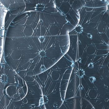 Glassart - Glass Gallery Stölting - Vaclav Rezac Kumiko Blue SQ 3