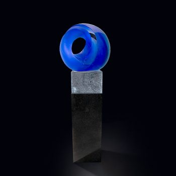 Glassart - Glass Gallery Stölting - Stephan Pala Blue Infinity SQ