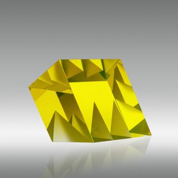 Glassart - Glass Gallery Stölting - Andrej Jancovic Yellow Saw SQ02