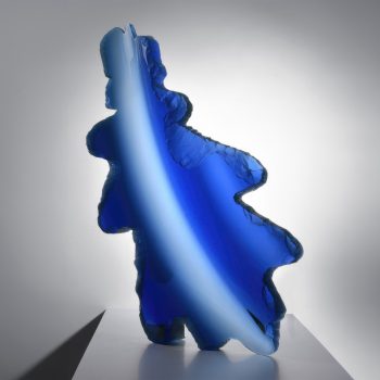 Glassart - Glass Gallery Stölting - Vladimir Prochazka Frozen Leaf SQ2