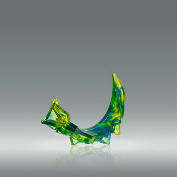 Glassart - Glass Gallery Stölting - Andrej Jancovic Sea Fossil Moon SQ03
