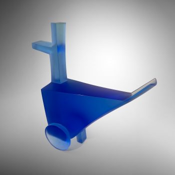 Glassart - Glass Gallery Stölting - Ivana Sramkova Big Duck on Wheels SQ 1