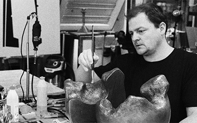 Glass artist Bohumil Eliáš Jr.