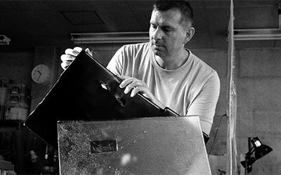 Glass artist Jiří Suchý