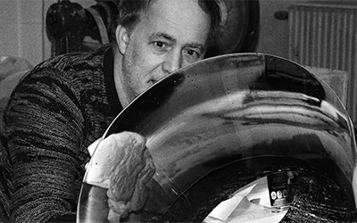 Glass artist Josef Marek