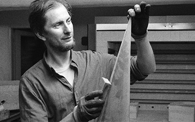 Glass artist Marek Brincko