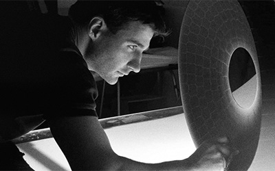 Glass artist Oliver Leššo