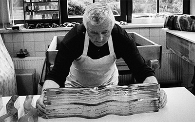 Glass artist Petr Hora