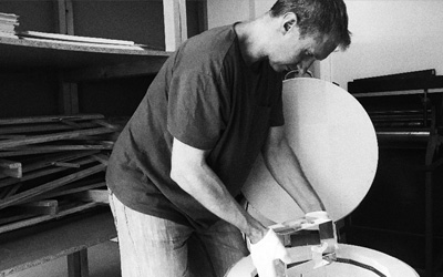 Glass artist Ivan Illovský