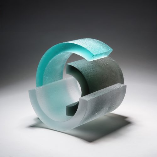 Glassart - Glass Gallery Stölting - Stig Persson Tubular Layers 1 SQ