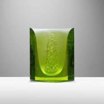 Matyas Pavlik - Glassart - Sculpture: Tibetan Waterfall